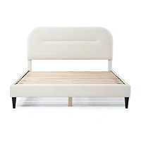 Lumi Upholstered Panel Queen Bed