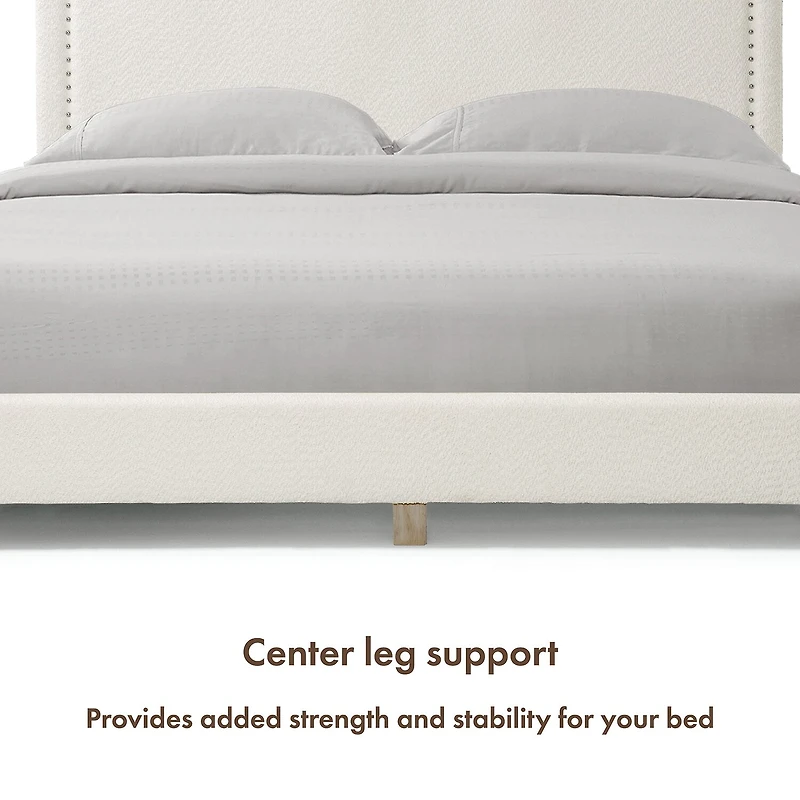 Lumi Nailhead Queen Bed