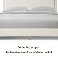 Lumi Nailhead Queen Bed