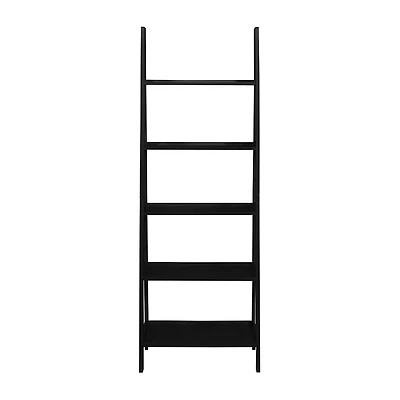 Almasy 5-Shelf Leaning Bookshelf