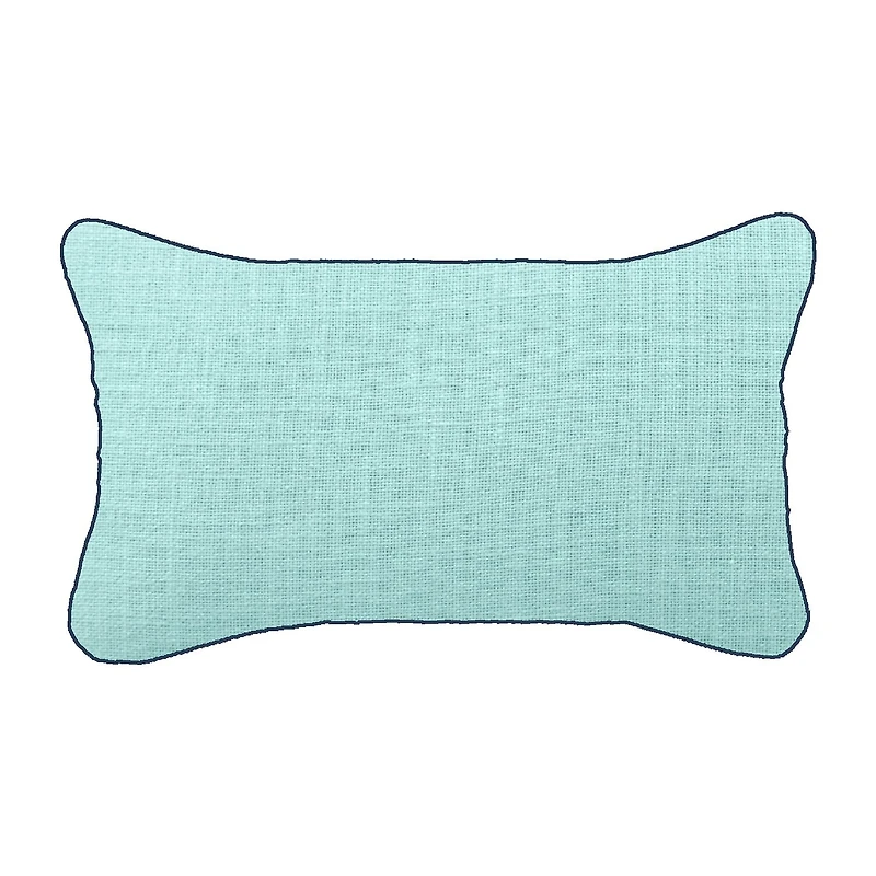 Vibhsa Vibhsa Novelty Pillow With Digital Print & Machine Embroidery 14" X 24" Rectangular Throw Pillow