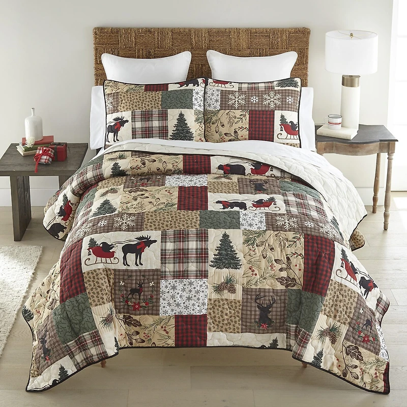 Your Lifestyle By Donna Sharp Dashing Easy Care Quilt Set