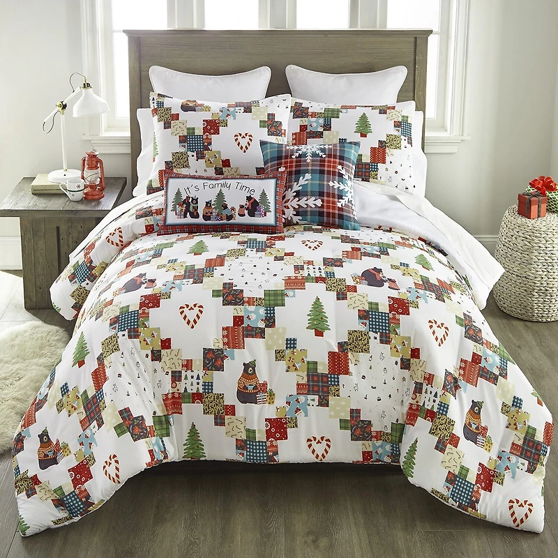 Your Lifestyle By Donna Sharp Holiday Love 3-pc. Midweight Easy Care Comforter Set