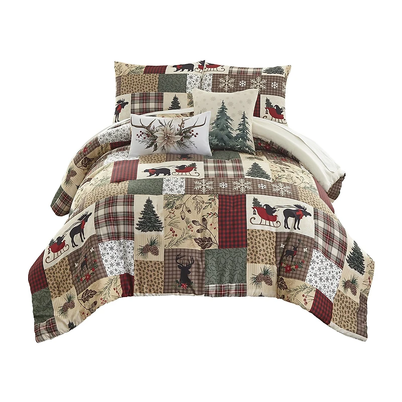 Your Lifestyle By Donna Sharp \Ndashing 3-pc. Midweight Easy Care Comforter Set