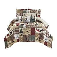 Your Lifestyle By Donna Sharp \Ndashing 3-pc. Midweight Easy Care Comforter Set