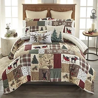 Your Lifestyle By Donna Sharp \Ndashing 3-pc. Midweight Easy Care Comforter Set