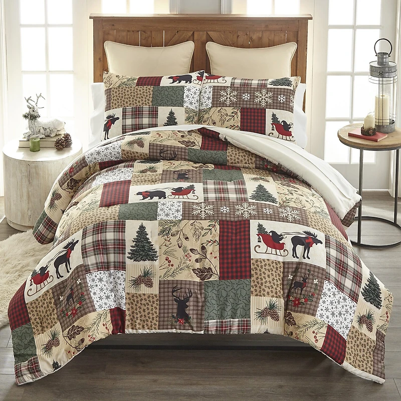 Your Lifestyle By Donna Sharp \Ndashing 3-pc. Midweight Easy Care Comforter Set