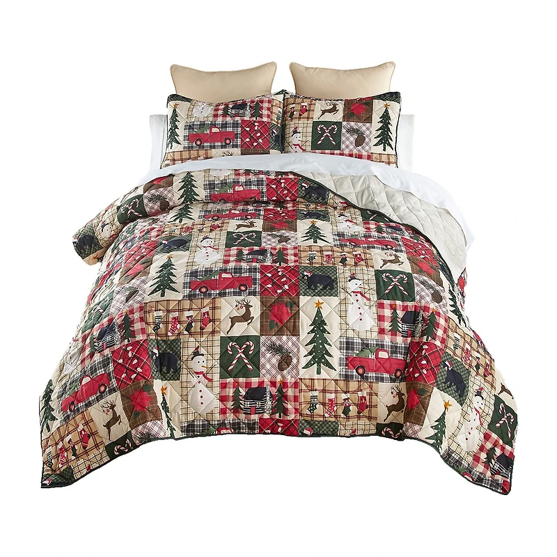 Your Lifestyle By Donna Sharp Holiday Dream Easy Care Quilt Set
