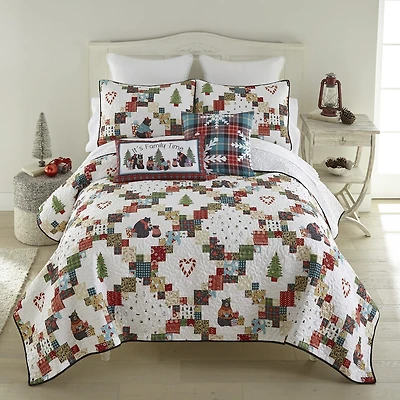 Your Lifestyle By Donna Sharp Holiday Love Easy Care Quilt Set