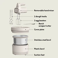 bella 3.5Quart Hand Stand Mixer