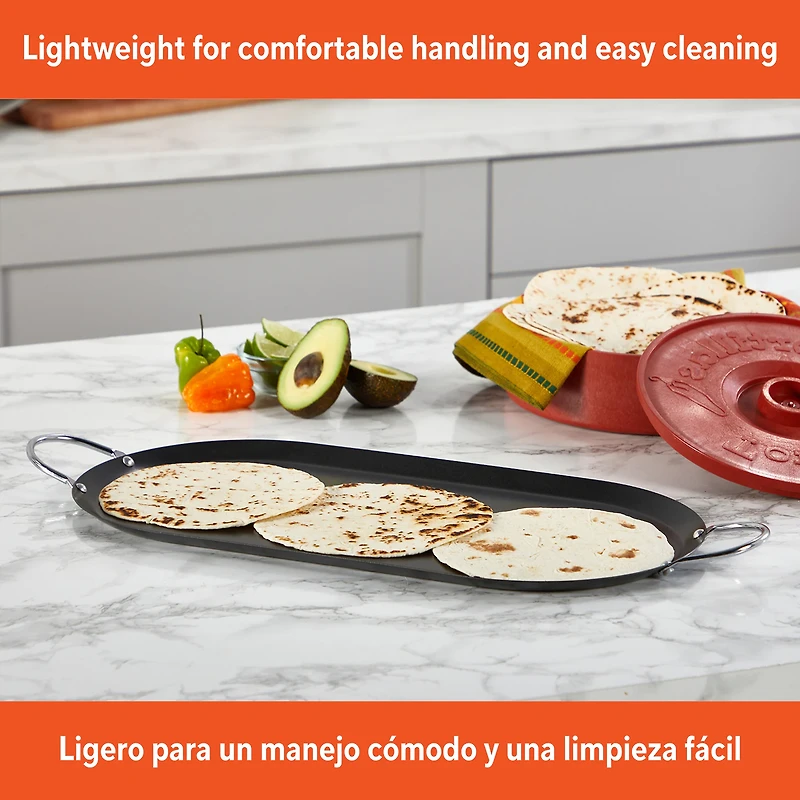 IMUSA Steel 17" Oval Comal Griddle