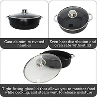 IMUSA Bistro Ceramic 4.4-qt. Caldero with Lid