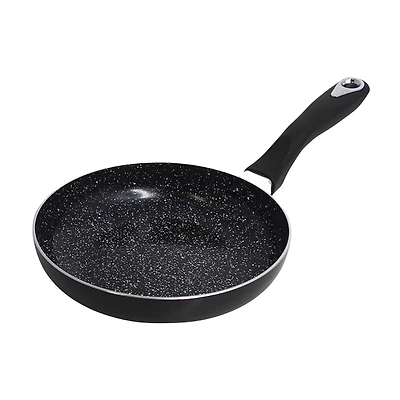 IMUSA Bistro-Cera Ceramic Speckled 8" Fry Pan with Cool Touch Handle