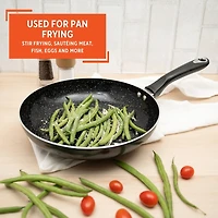 IMUSA Bistro-Cera Ceramic Speckled 10" Fry Pan with Cool Touch Handle