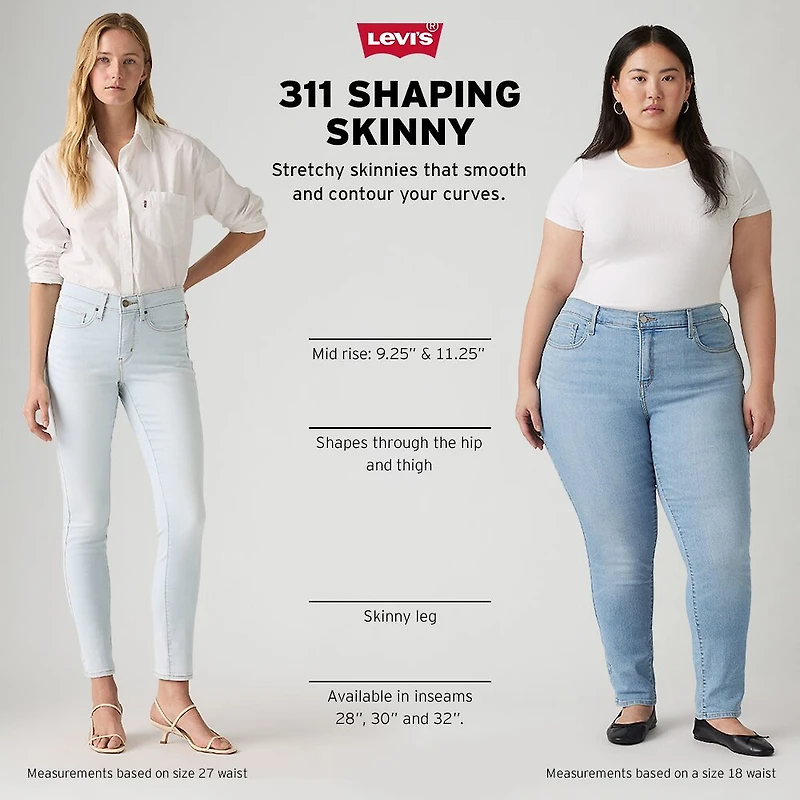 Levi's® Womens Mid Rise 311™ Shaping Skinny Jean