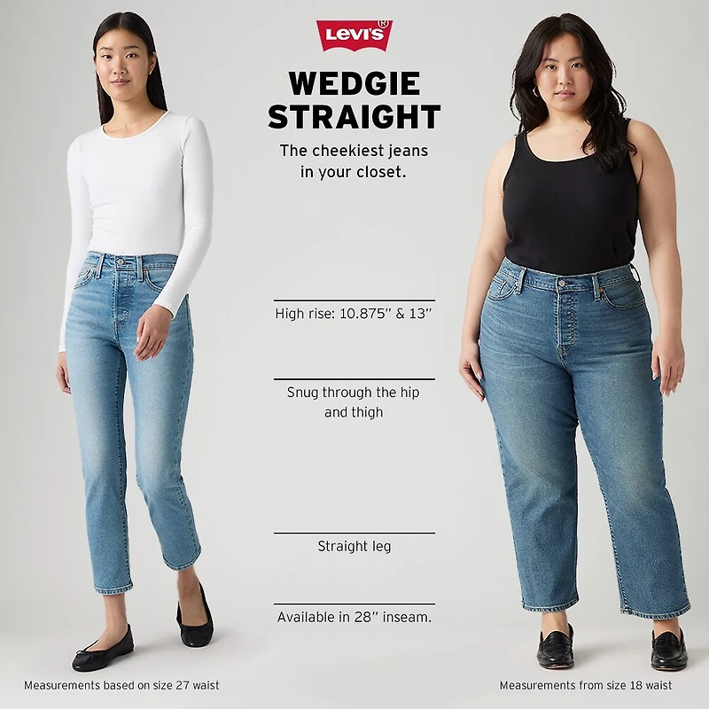 Levi's® Wedgie Straight Womens High Rise Leg Jean
