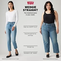 Levi's® Wedgie Straight Womens High Rise Leg Jean