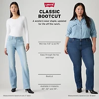 Levi's® Womens Plus Mid Rise Classic Bootcut Jean