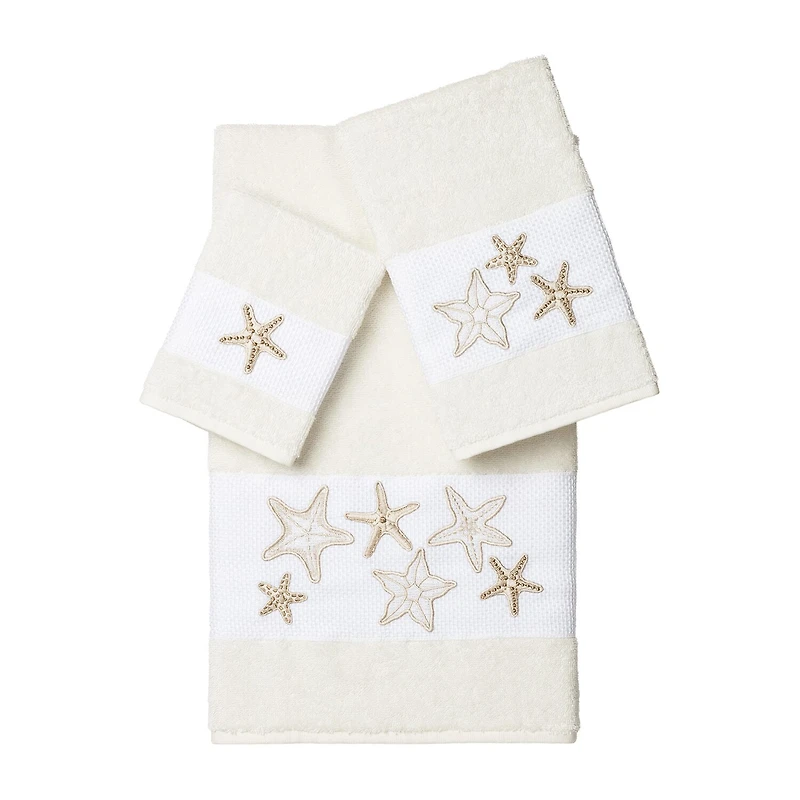 Linum Home Textiles Lydia 3-pc. Bath Towel Set