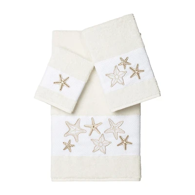 Linum Home Textiles Lydia 3-pc. Bath Towel Set