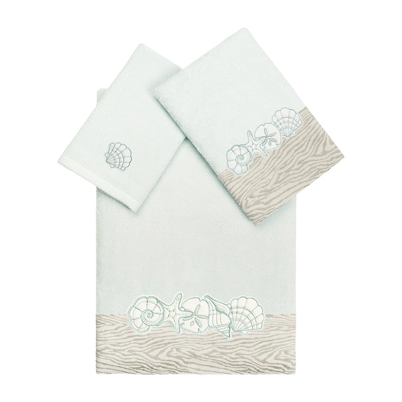 Linum Home Textiles Shell Row -pc. Bath Towel Set