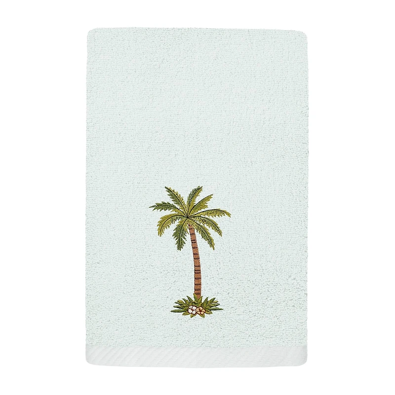 Linum Home Textiles Palmera 2-pc. Embellished Fingertip Towel