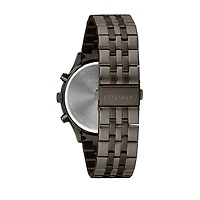 Caravelle Designed By Bulova Mens Chronograph Stainless Steel Bracelet Watch 45a141