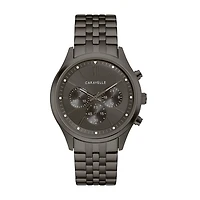 Caravelle Designed By Bulova Mens Chronograph Stainless Steel Bracelet Watch 45a141