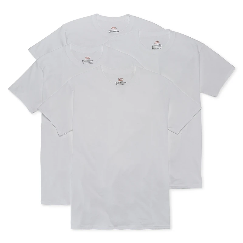 Hanes Fresh Iq Comfort Soft Mens Short Sleeve Crew Neck T-Shirt