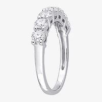 Womens 1 CT. T.W. Lab Created White Moissanite 10K Gold Eternity Band