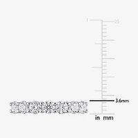 Womens 1 CT. T.W. Lab Created White Moissanite 10K Gold Eternity Band