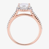 Womens 1/4 CT. T.W. Lab Created White Moissanite 14K Gold Engagement Ring