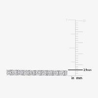 Womens White Moissanite Sterling Silver 17 Inch Tennis Necklace