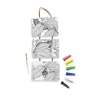 Art 101 Gallery Hanging Canvas Wall Art Set Including Two Designs With Acrylic Paint