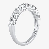 Womens CT. T.W. Natural White Diamond 14K Gold Round Halo Bridal Set
