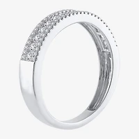 Womens 1/2 CT. T.W. Natural White Diamond 14K Gold Anniversary Wedding Band