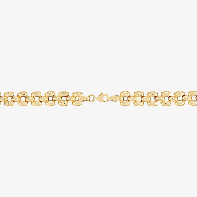 Womens 14K Gold 18 Inch Link Necklace
