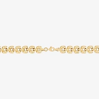 Womens 14K Gold 18 Inch Link Necklace