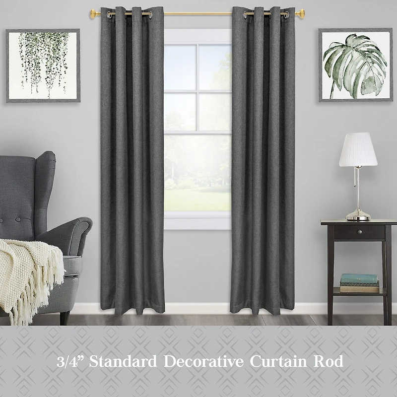 Kenney Designer Collection™ Jade 3/4 IN Adjustable Curtain Rod