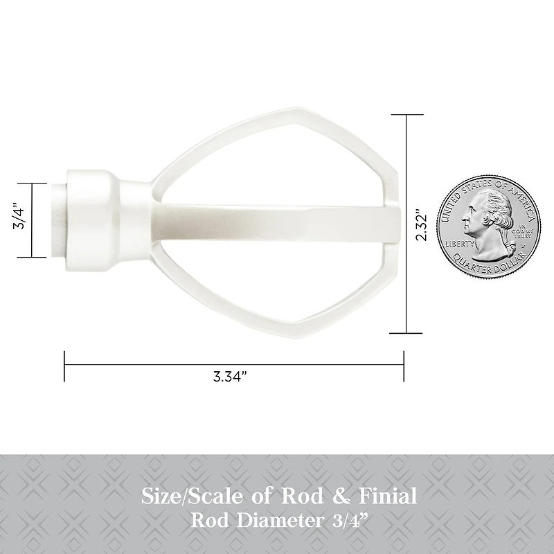 Kenney Dsigner Collection™ Lance 3/4 Adjustable Curtain Rod