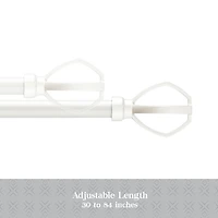 Kenney Dsigner Collection™  Lance 3/4 Adjustable Curtain Rod