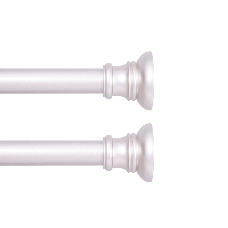Kenney Easy Install Collection™ Fast Fit™ No Tools Nicholas 2-Pack 5/8 IN Tension Curtain Rod