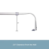 Kenney Superior Hold Premium Lockseam 1 Adjustable Curtain Rod