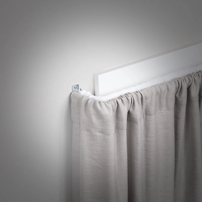 Kenney Superior Hold Premium Lockseam Double Curtain Rod