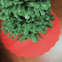 Northlight Red Scalloped Edge Tree Skirt
