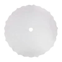 Northlight White Scalloped Edge Tree Skirt