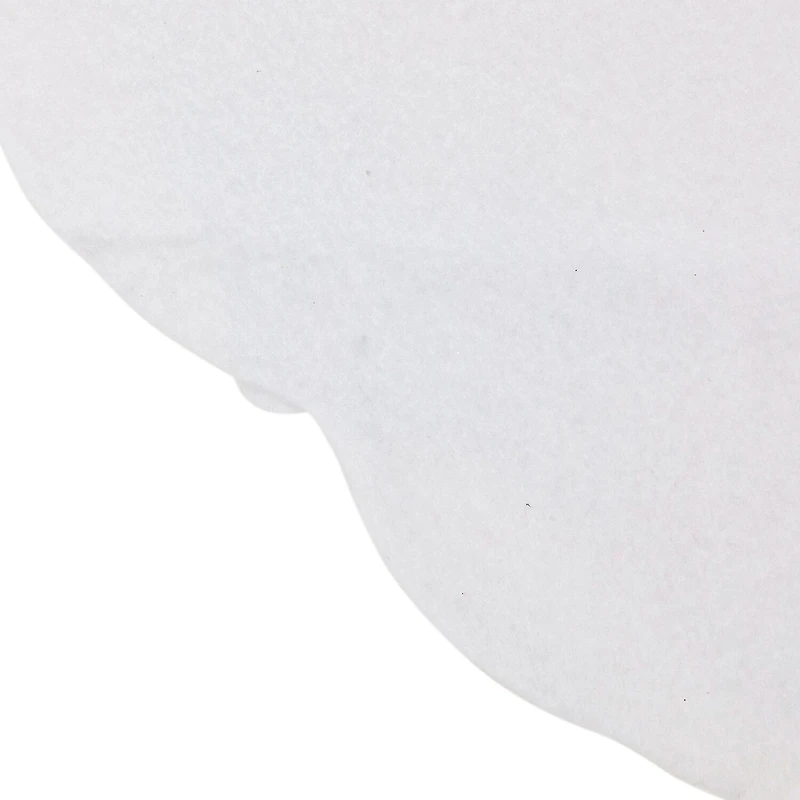 Northlight White Scalloped Edge Tree Skirt
