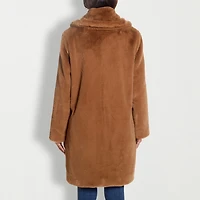Gallery Womens Faux Fur Midweight Coat