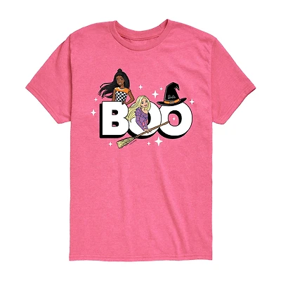 Boo Big Kid Girls Crew Neck Short Sleeve Barbie T-Shirt