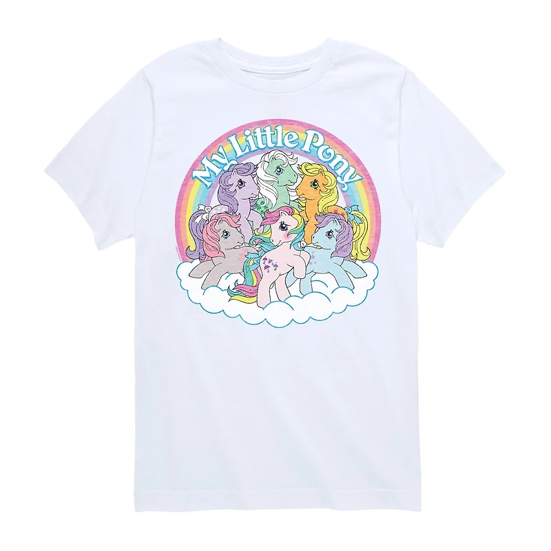 Rainbow Group Big Kid Girls Crew Neck Short Sleeve My Little Pony T-Shirt